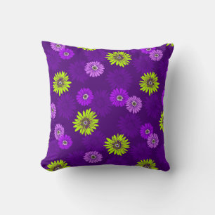 Daisy Dayz Vintage Psychedelic Floral Kussen