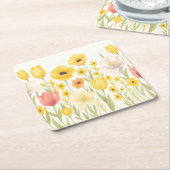 Daisy Daze Kartonnen Onderzetters (Schuin)