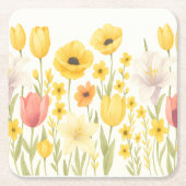 Daisy Daze Kartonnen Onderzetters (Voorkant)