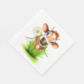 Daisy De Koe Luncheon Papieren servetten (Hoek)