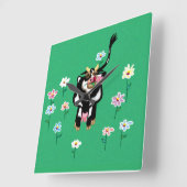 Daisy de koe vierkante klok (Hoek)