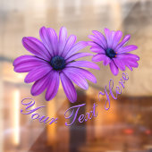Daisy Decal Personaliseer Gerbera Daisy Window Cli (Vel 2)