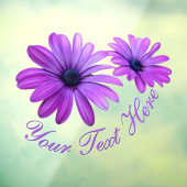 Daisy Decal Personaliseer Gerbera Daisy Window Cli (Vel 3)