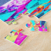 Daisy Decorative Jigzaag Puzzle Legpuzzel (Zijkant)