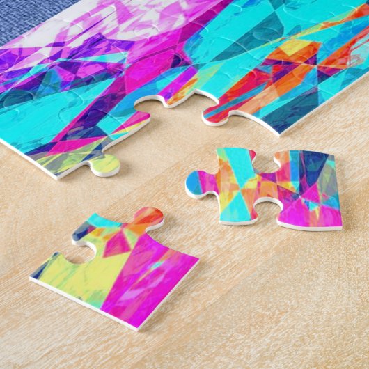 Daisy Decorative Jigzaag Puzzle Legpuzzel (Zijkant)