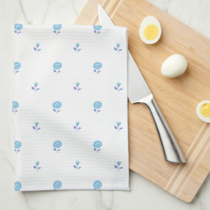 Daisy Delight Blue Theedoek