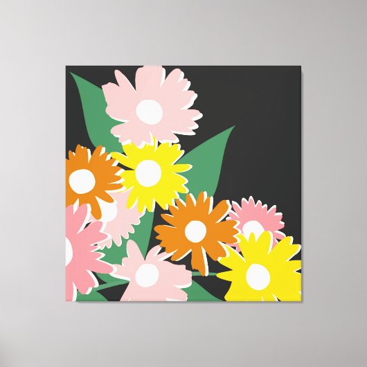 Daisy Delight Canvas Afdruk (Voorkant)
