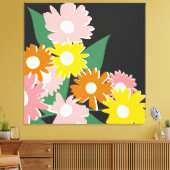Daisy Delight Canvas Afdruk (Insitu (Woonkamer))