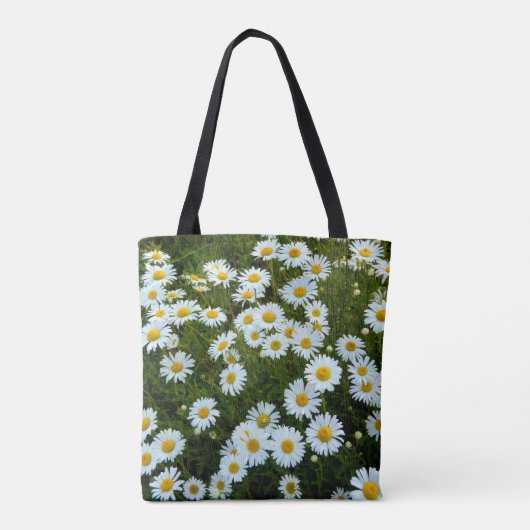 Daisy Delight Gedrukte Canvas tas (Achterkant)