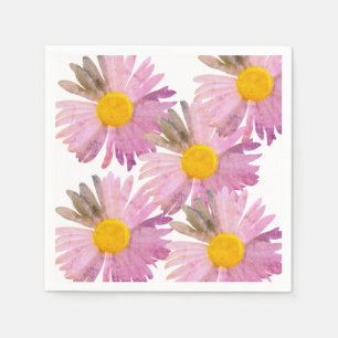 Daisy Delight Napkins – Stropdas-Dye Geïnspireerd, Servet