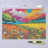 Daisy Delight Pop Art Blossoms decoupage papier (Craft)