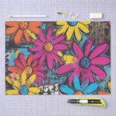 Daisy Delight Pop Art Blossoms decoupage papier (Craft)