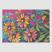 Daisy Delight Pop Art Blossoms decoupage papier (Voorkant)