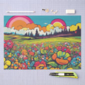 Daisy Delight Pop Art Blossoms decoupage papier (Craft)