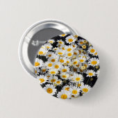 Daisy Delight Ronde Button 5,7 Cm (Voorkant /achterkant)