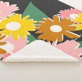 Daisy Delight Sherpa Deken (3/4)