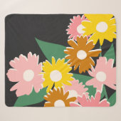 Daisy Delight Sherpa Deken (Voorkant (horizontaal))