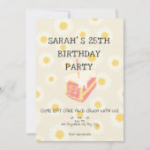 Daisy Delight Verjaardag uitnodiging (Voorkant)