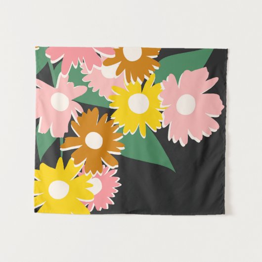 Daisy Delight Wandkleed (Voorkant (horizontaal))