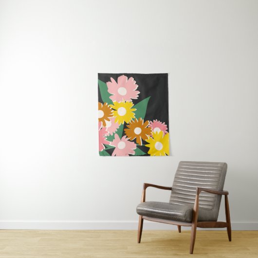 Daisy Delight Wandkleed (In situ)