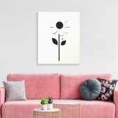 Daisy Design Canvas Afdruk (Insitu (Woonkamer))