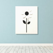 Daisy Design Canvas Afdruk (Insitu (Houten vloer))
