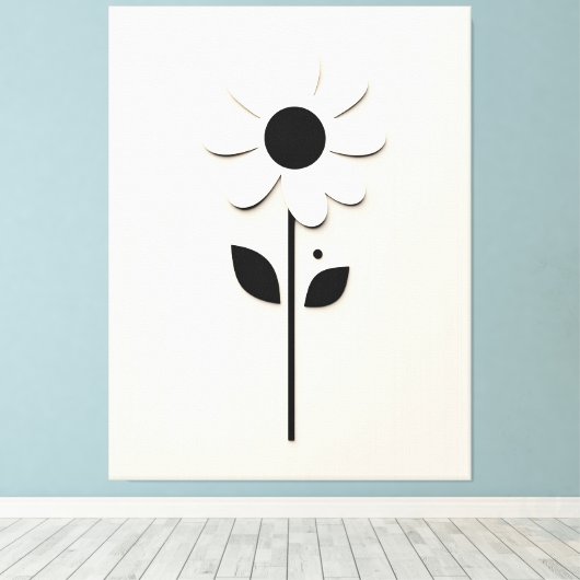 Daisy Design Canvas Afdruk (Insitu (Houten vloer))