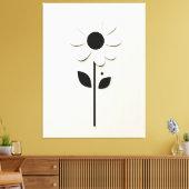 Daisy Design Canvas Afdruk (Insitu (Woonkamer))