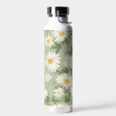 Daisy Design op groen Waterfles (Links)