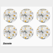 Daisy Design Ronde Sticker (Vel)
