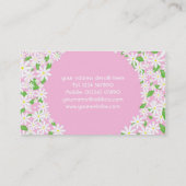 Daisy Design Visitekaartje (Achterkant)