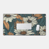 Daisy Desk Mat in herfstkleuren (Keyboard & Muis)