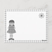 Daisy Dissy - Brown - Briefkaart (Achterkant)