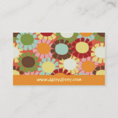 Daisy Dissy - Sinaasappel - Visitekaartje (Achterkant)