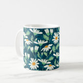 Daisy Ditsy Kamille Romantische Print Koffiemok (Voorkant links)