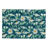Daisy Ditsy Kamille Romantische Print Kussensloop (Achterkant)