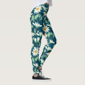Daisy Ditsy Kamille Romantische Print Leggings (Rechts)