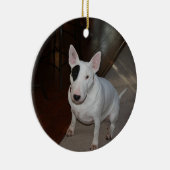 Daisy Dog kerstversiering Keramisch Ornament (Rechts)