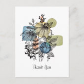 Daisy Doodle in inkt en Waterverf Briefkaart (Voorkant)