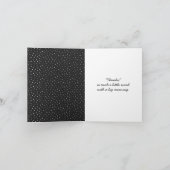 Daisy Doodle op Polka Dots Bedankkaart (Binnen)