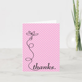 Daisy Doodle op Polka Dots Bedankkaart