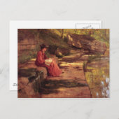 Daisy door de Rivier door Theodorus II Milde Briefkaart (Voorkant / Achterkant)