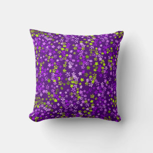 Daisy Dot Vintage Psychedelic Floral Kussen
