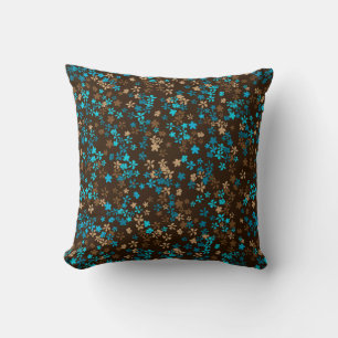 Daisy Dot Vintage Psychedelic Floral Kussen