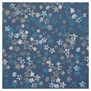 Daisy Dot Vintage Psychedelic Floral Stof