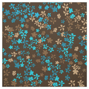 Daisy Dot Vintage Psychedelic Floral Stof