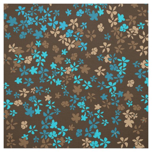 Daisy Dot Vintage Psychedelic Floral Stof (Swatch)