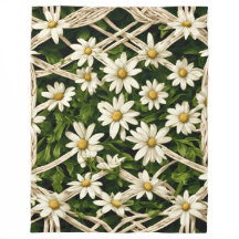 Daisy Dream Fleece Blanket - Large