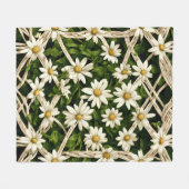 Daisy Dream Fleece Bliss Deken (Voorkant (Horizontaal))