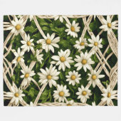 Daisy Dream Fleece Deken - Groot (Voorkant (Horizontaal))
